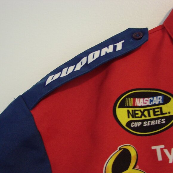 Jeff Gordon Nascar Chase Authentics Vintage Red Shirt Logos Size Medium Large - Picture 5 of 14